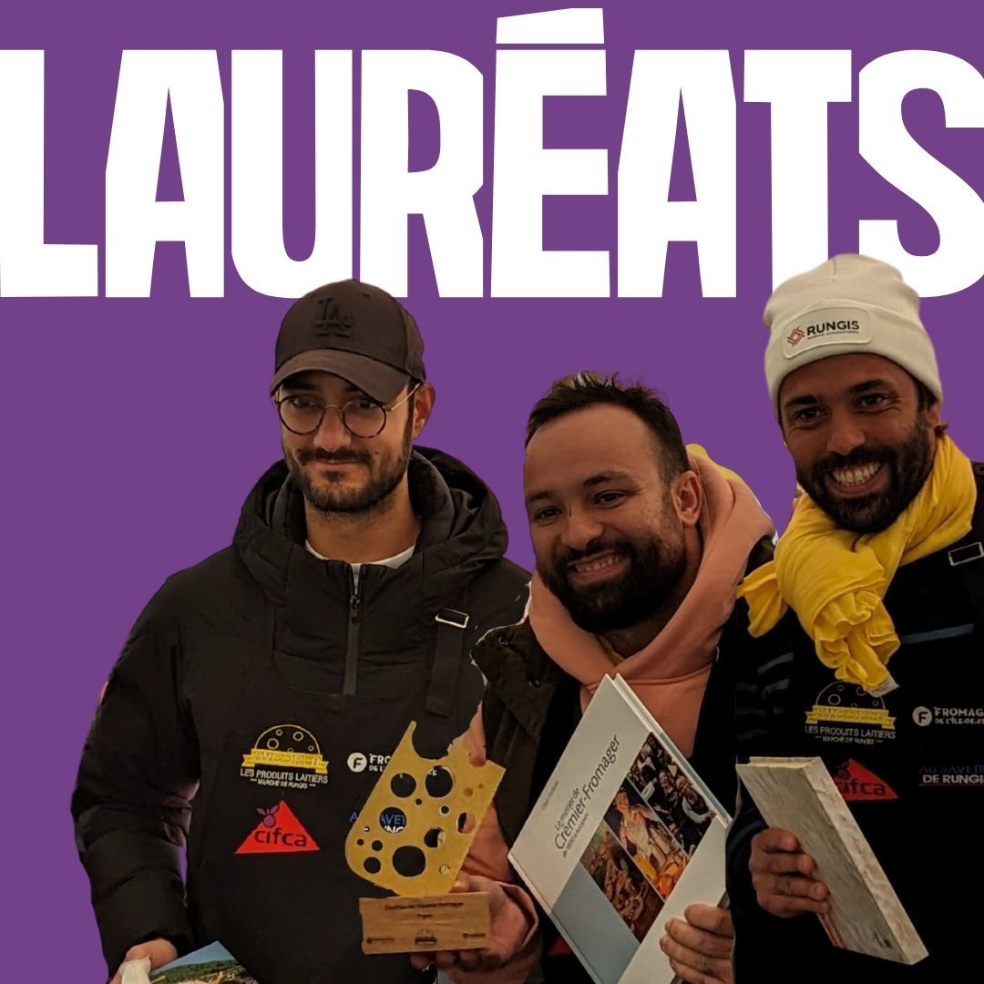 Trois lauréats du concours du festival des Produits Laitiers