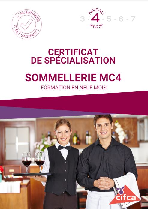 Brochure Spécialisation Sommellerie